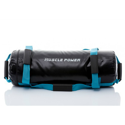 Muscle Power Power Bag 25 kilogram blauw MP1030  MP1030